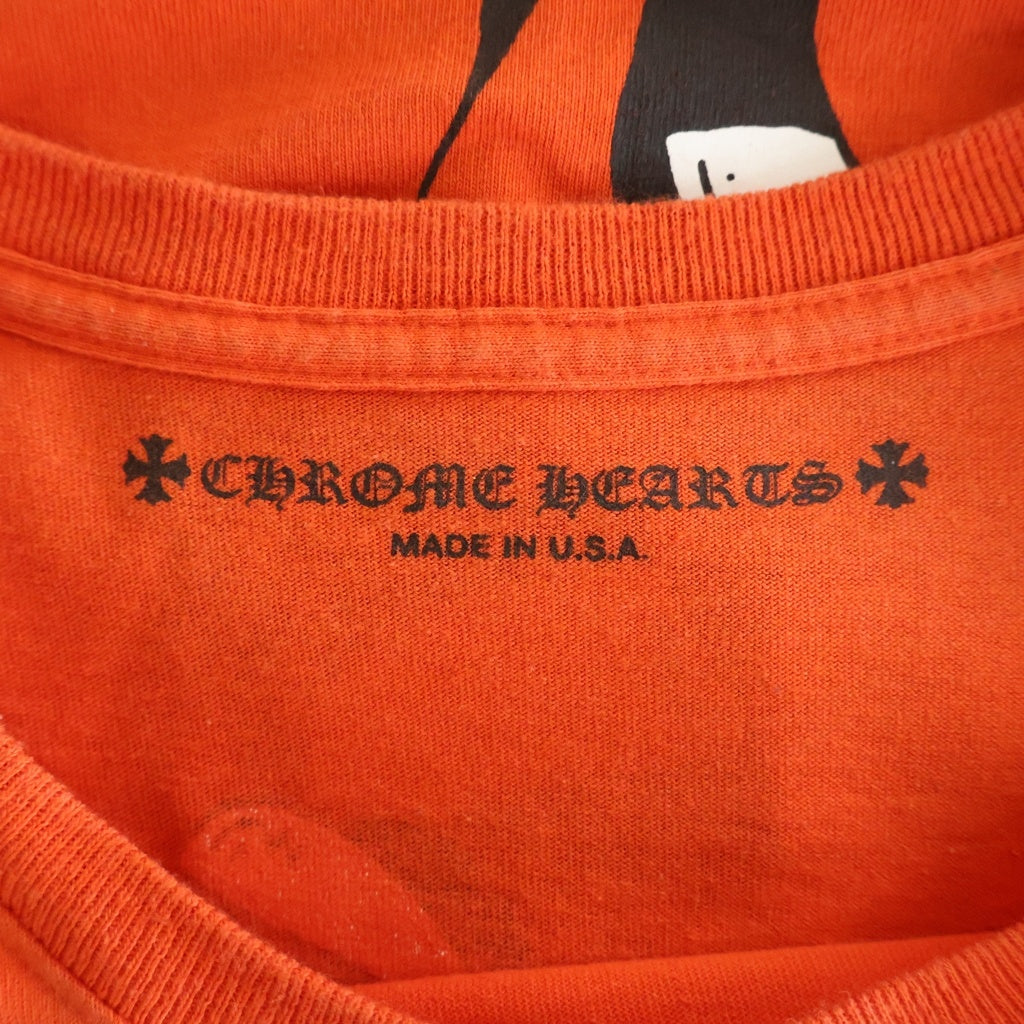 CHROME HEARTS(クロムハーツ) PRO U S/S TEE MATTY ORANGE MATTY BOY マッティボーイチョンパープリテンス ショートスリーブ 半袖Tシャツ バーミリオン オレンジ
