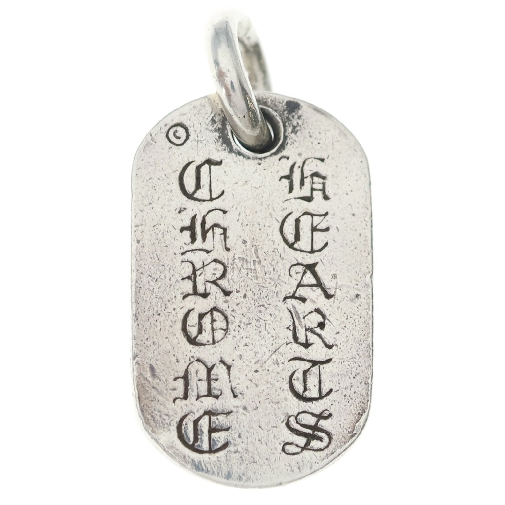 CHROME HEARTS(クロムハーツ) RAISED STAR DOGTAG NYC限定 レイズドスター ドッグタグ ペンダントトップ シルバー
