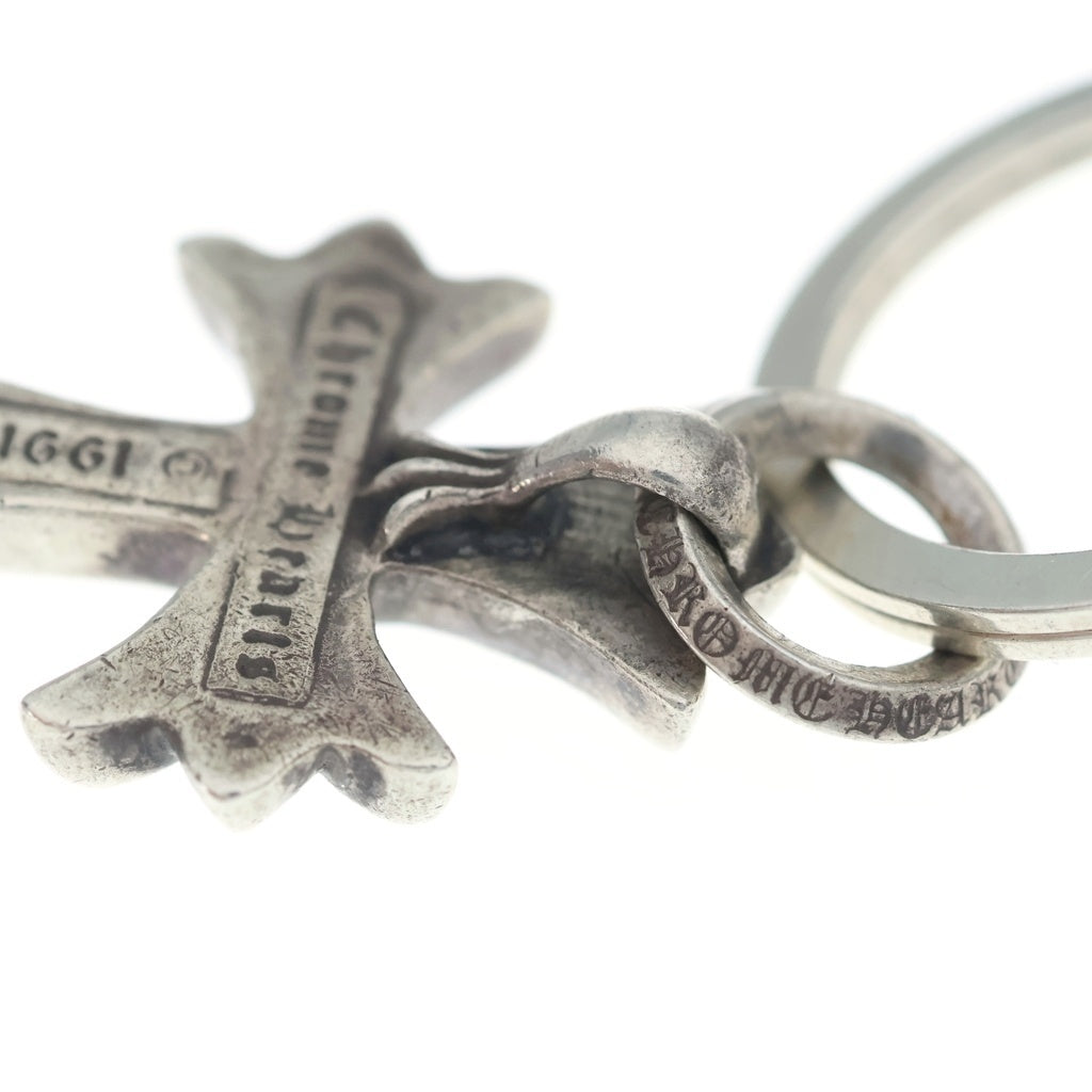 CHROME HEARTS(クロムハーツ) CH CRS SML&No5 DGGR スモールCHクロス#5ダガーキーリング シルバーキーリング