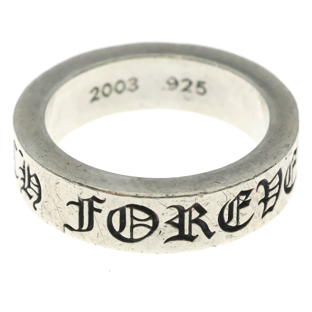 CHROME HEARTS(クロムハーツ) 6mm SPACER FOREVER 6mmスペーサーリング フォーエバーシルバーBCA337