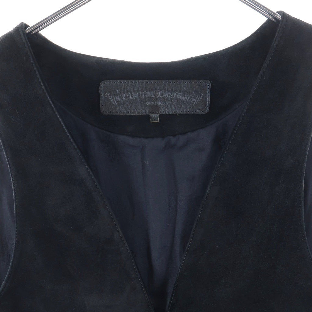 CHROME HEARTS(クロムハーツ) CLASSIC 2B SUD クロスボタンレザーベスト
