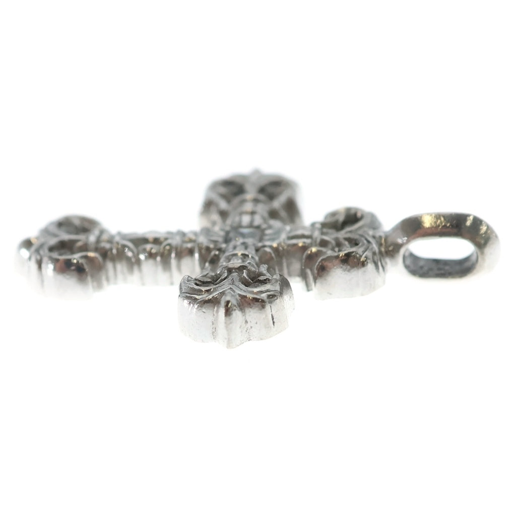 CHROME HEARTS(クロムハーツ) 18KWG CHARM FILIGREE TINY P DMND タイニーフィリグリー PAVEダイヤ シルバー ネックレストップ ホワイトゴールド