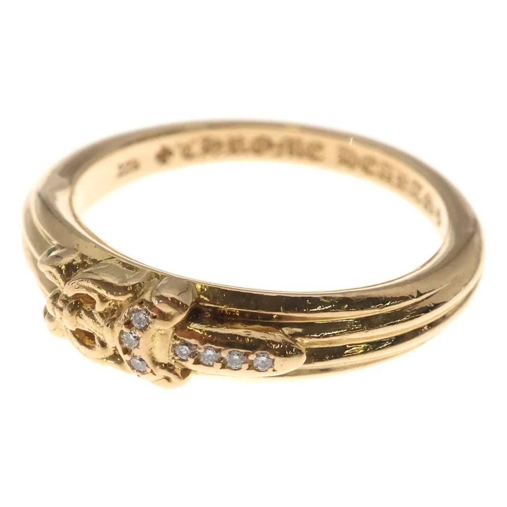 CHROME HEARTS(クロムハーツ) 22K BABY CLSC P D 22Kベイビークラシックダガー PAVEダイヤ ゴールドリング