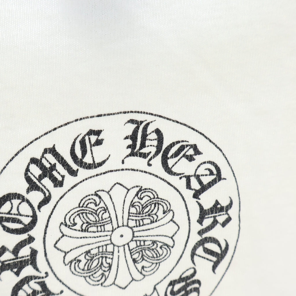 CHROME HEARTS(クロムハーツ) OLD L/S オールド 袖フローラル バックホースシュープリント 長袖Tシャツ