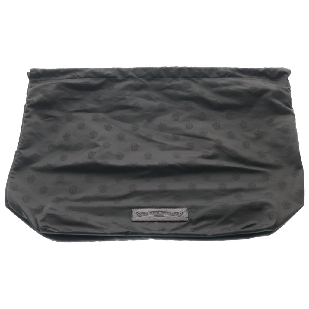 CHROME HEARTS(クロムハーツ) LARGE BEACHES BAG レザー切替ビーチトートバッグ ラージ ブラウン レディース