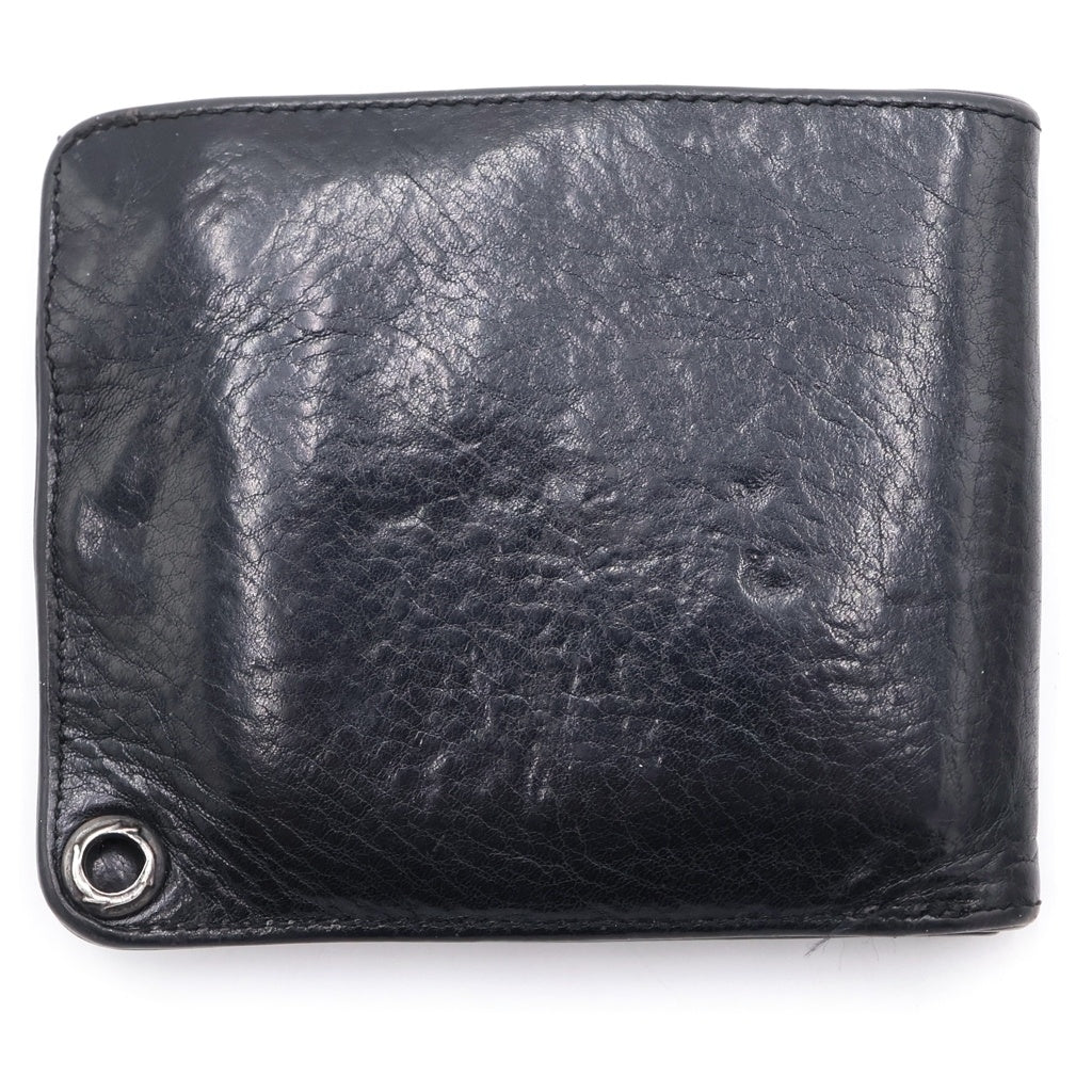 CHROME HEARTS(クロムハーツ) 1SNAP 1スナップ BSフレア ボールボタン レザーウォレット 財布 ブラック -
