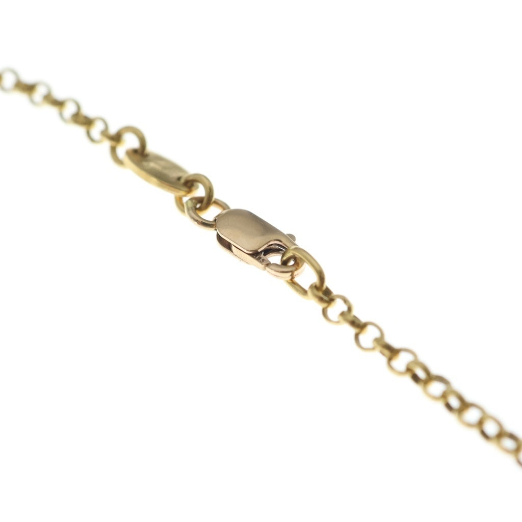 CHROME HEARTS(クロムハーツ) 22K NECKCHAIN R18 ロールチェーンネックレス 18inch ゴールド BCA010 -