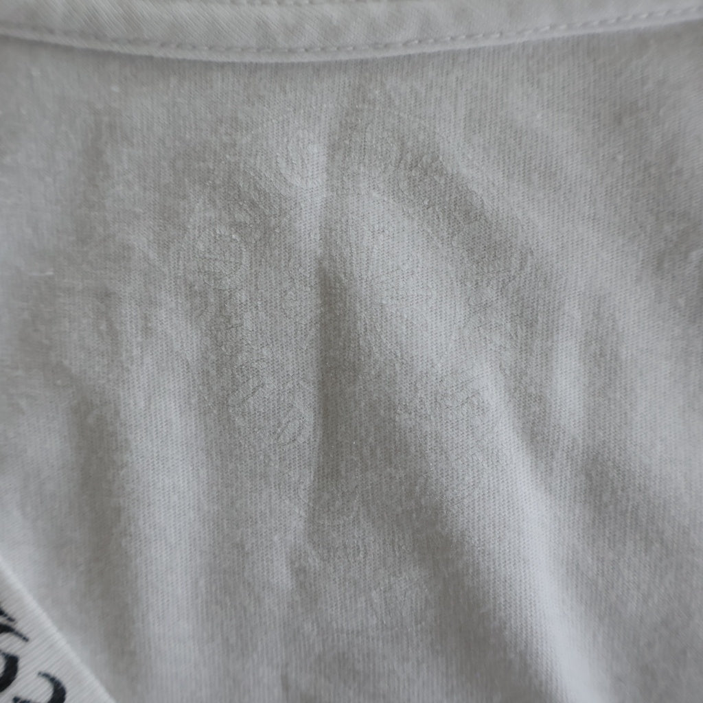 CHROME HEARTS(クロムハーツ) CH S/S NECK LOGO ネックロゴプリント 半袖Tシャツ -