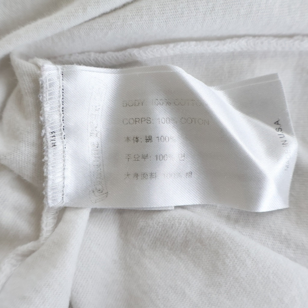 CHROME HEARTS(クロムハーツ) CH S/S NECK LOGO ネックロゴプリント 半袖Tシャツ -