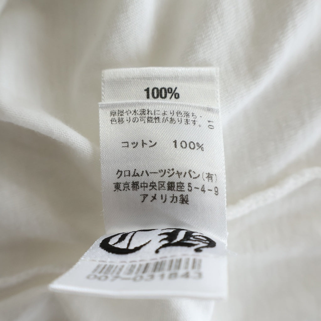 CHROME HEARTS(クロムハーツ) CH S/S バックCHプラスサークルプリント 半袖Tシャツ -