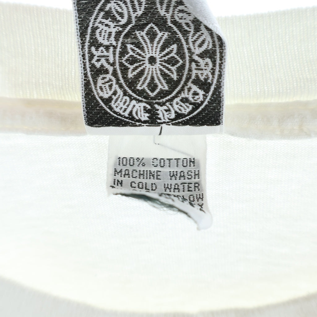 CHROME HEARTS(クロムハーツ) OLD L/S オールド 袖英字ロゴ バックスクロールラベルプリント 長袖Tシャツ