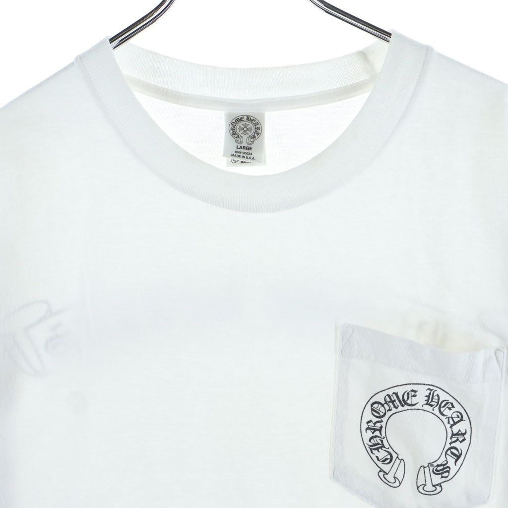 CHROME HEARTS(クロムハーツ) OLD S/S オールド 袖CHクロス バックスクロールラベルプリント 半袖Tシャツ