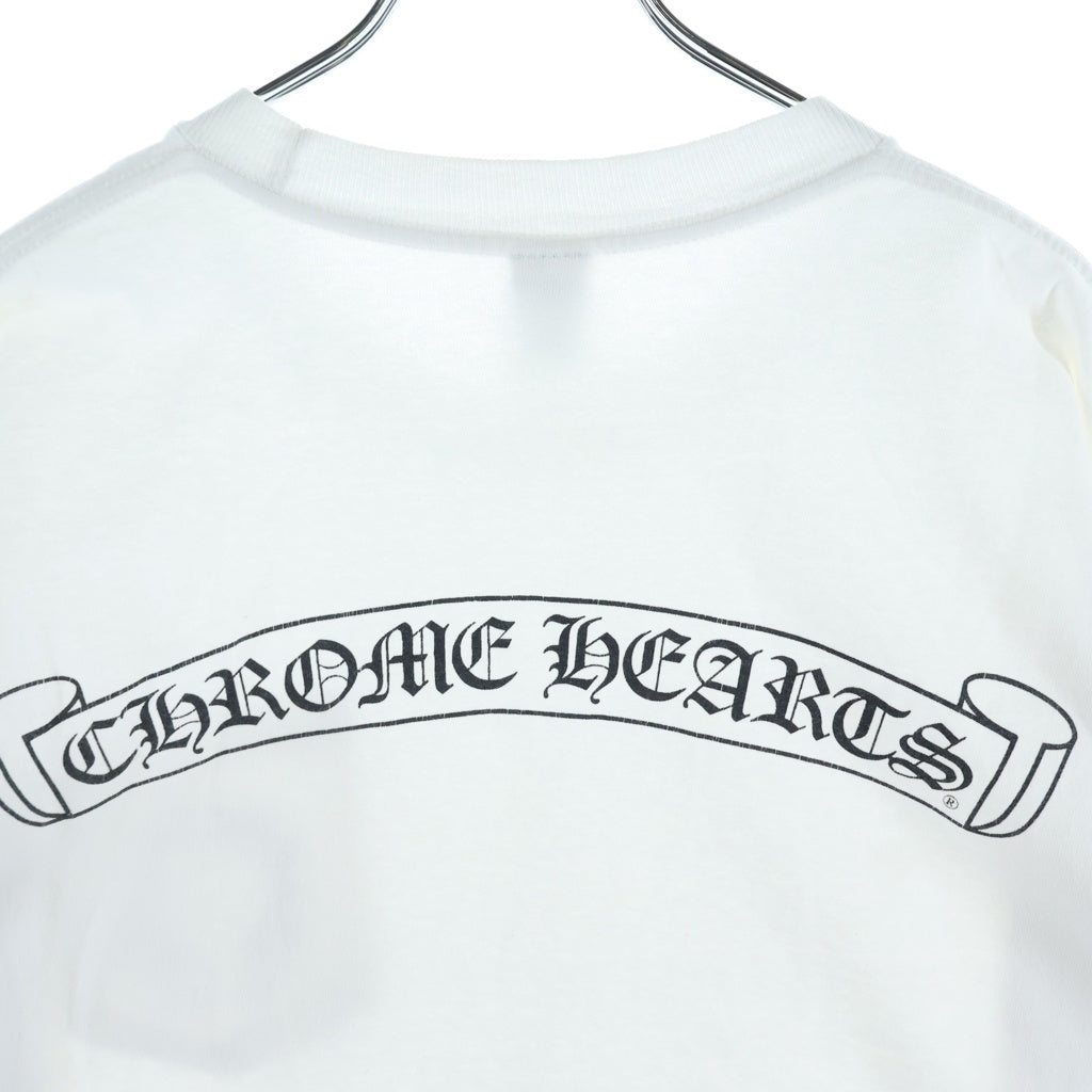 CHROME HEARTS(クロムハーツ) OLD S/S オールド 袖CHクロス バックスクロールラベルプリント 半袖Tシャツ
