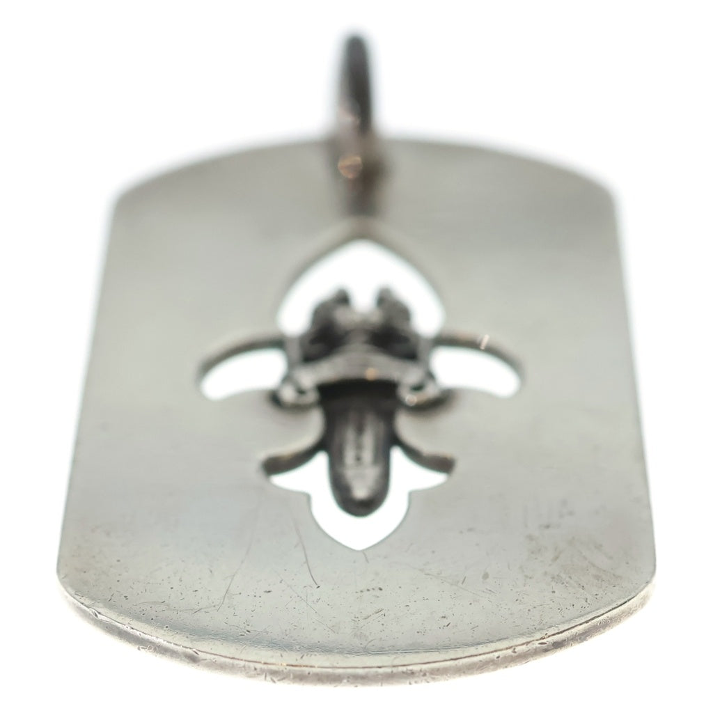 CHROME HEARTS(クロムハーツ) D TAG LRG FLE DAG フレアダガードッグタグ ラージドッグタグネックレストップ シルバー -