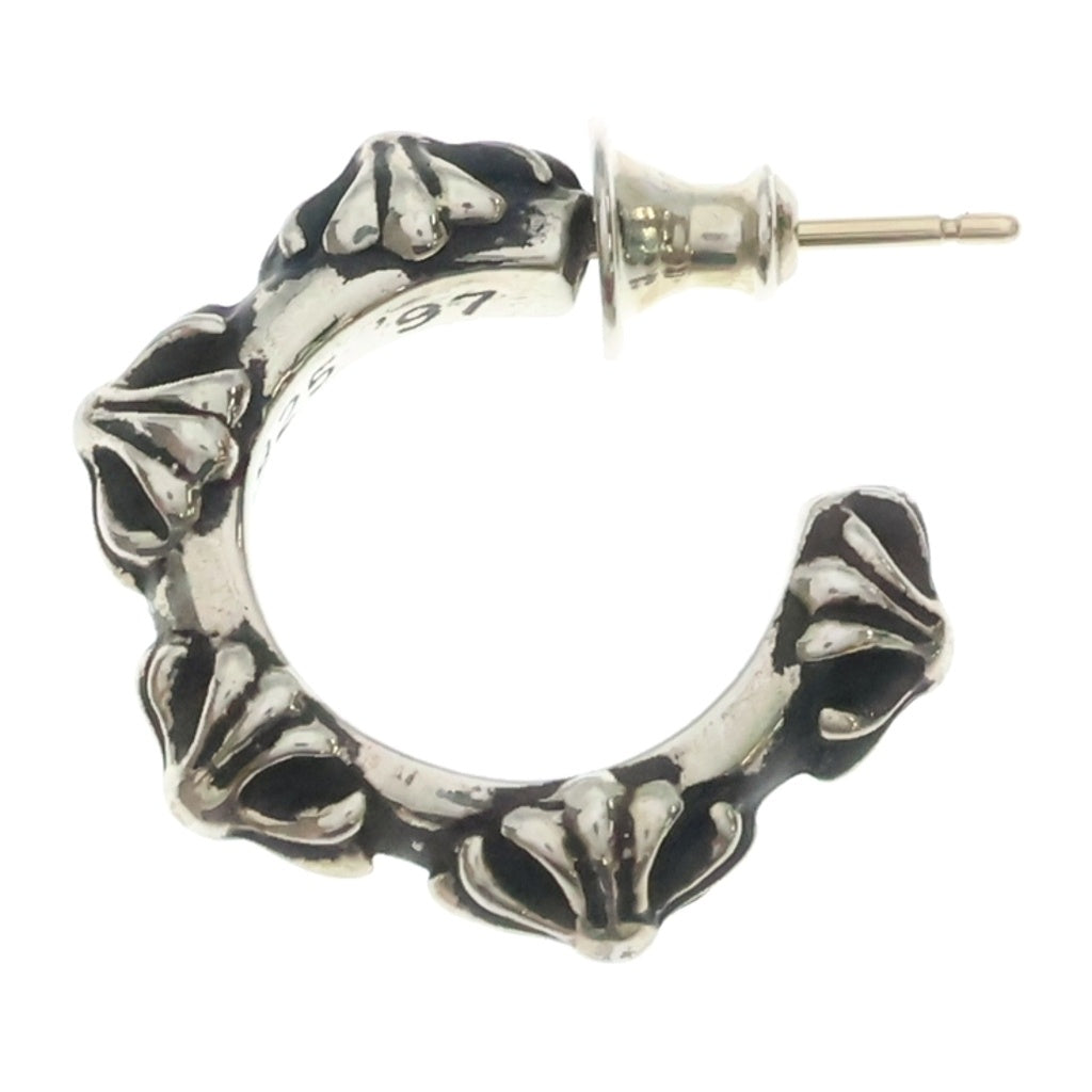 CHROME HEARTS(クロムハーツ) HOOP CROSS クロスバンド フープピアス シルバー BCA100 -