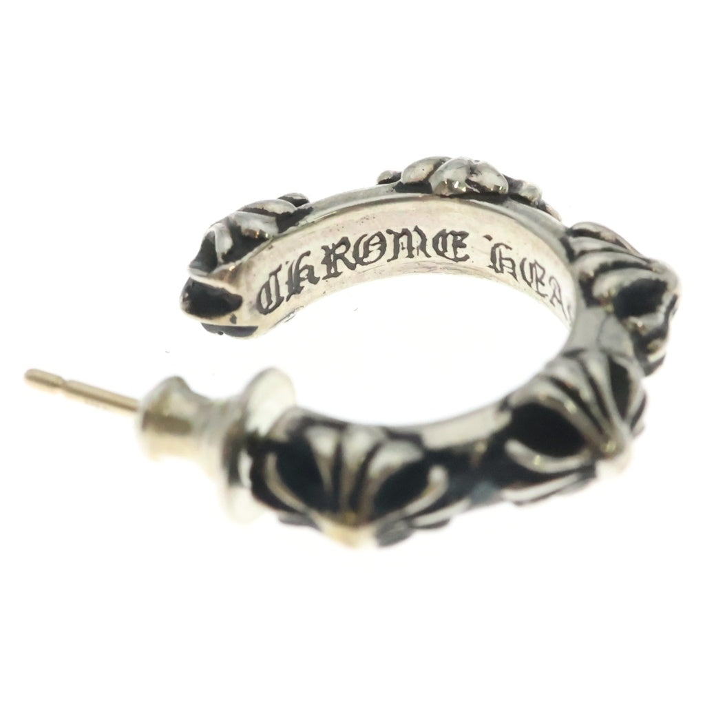 CHROME HEARTS(クロムハーツ) HOOP CROSS クロスバンド フープピアス シルバー BCA100 -