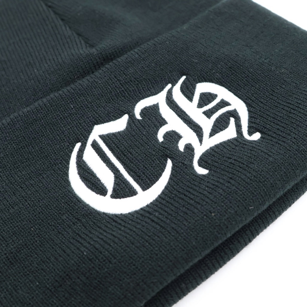 CHROME HEARTS(クロムハーツ) CH Logo Embroidery Acrylic Beanie CHロゴ刺繍ビーニー ニット帽 ブラック -