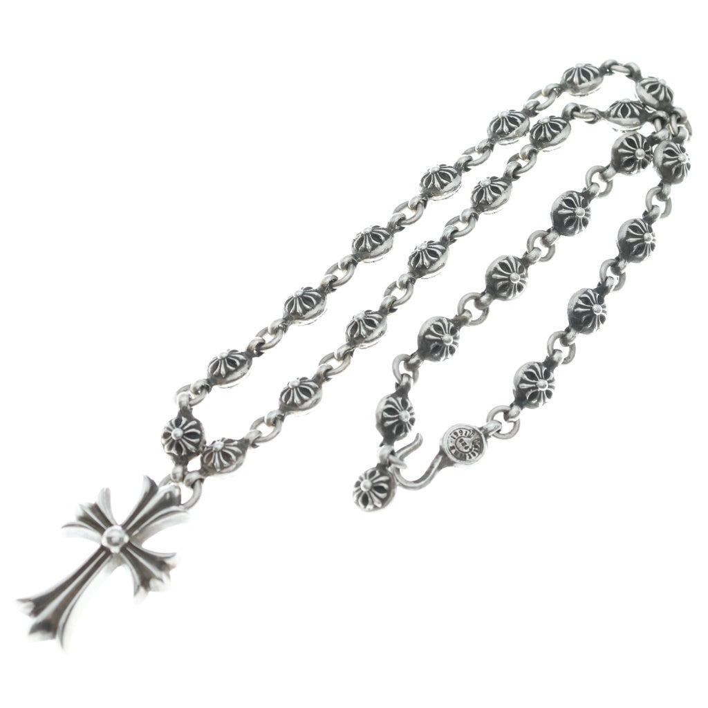 CHROME HEARTS(クロムハーツ) #1 CRSBL CHN SML CH CRS クロスボールチェーン スモールCHクロス ネックレス シルバー BCA193