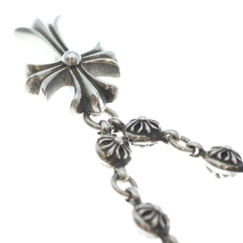 CHROME HEARTS(クロムハーツ) #1 CRSBL CHN SML CH CRS クロスボールチェーン スモールCHクロス ネックレス シルバー BCA193