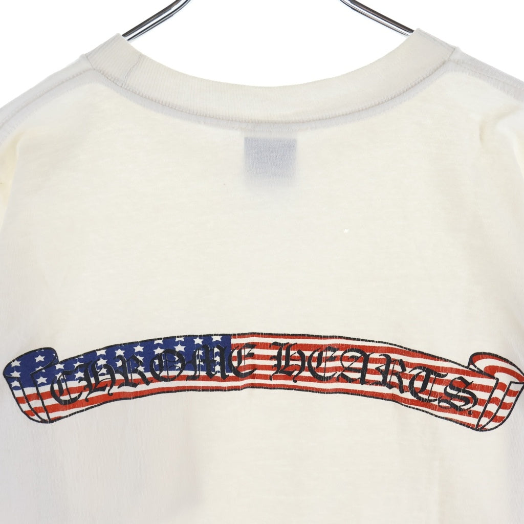 CHROME HEARTS(クロムハーツ) OLD S/S オールド バックアメリカンスクロールラベルプリント 半袖Tシャツ -