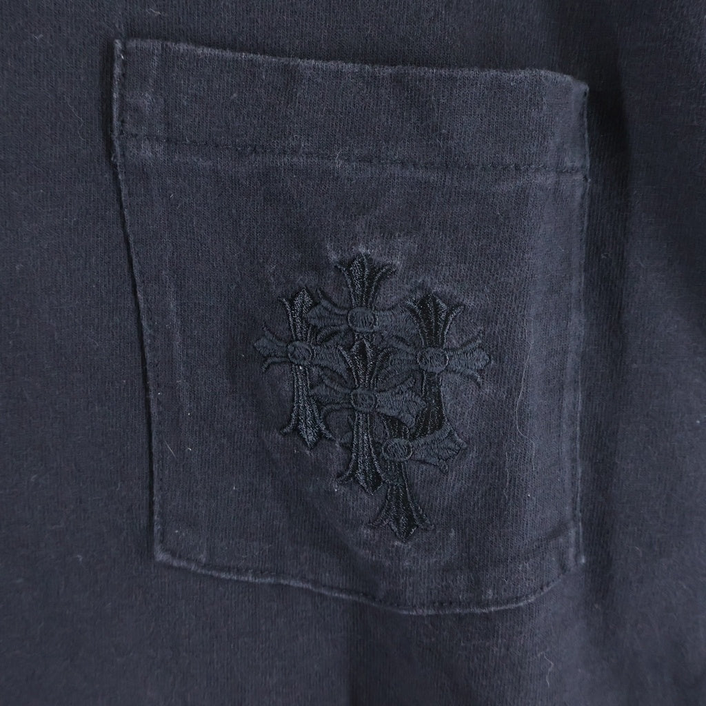 CHROME HEARTS(クロムハーツ) OLD S/S オールド 胸セメタリークロス刺繍 半袖Tシャツ -