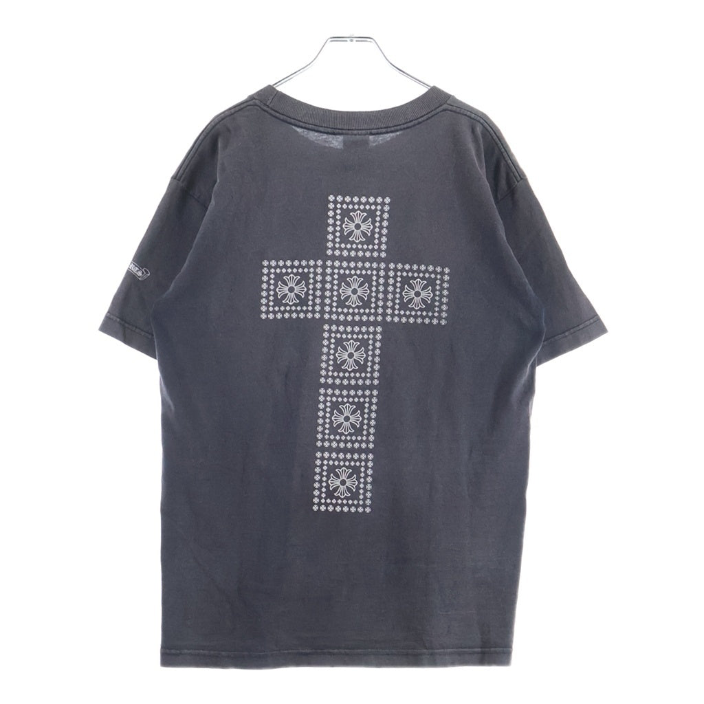 CHROME HEARTS(クロムハーツ) OLD S/S オールド バックフレームドCHクロスプリント 半袖Tシャツ -