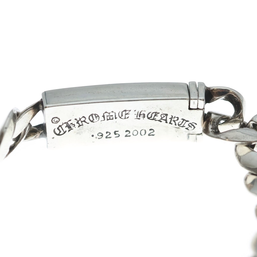 CHROME HEARTS(クロムハーツ) ID BBY FLRL CRS ベイビーIDフローラルクロス ブレスレット シルバー 20LINK BCA154 -