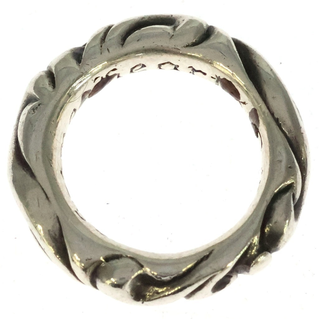 CHROME HEARTS(クロムハーツ) SCRL BAND スクロールバンド リング シルバー BCA351 -