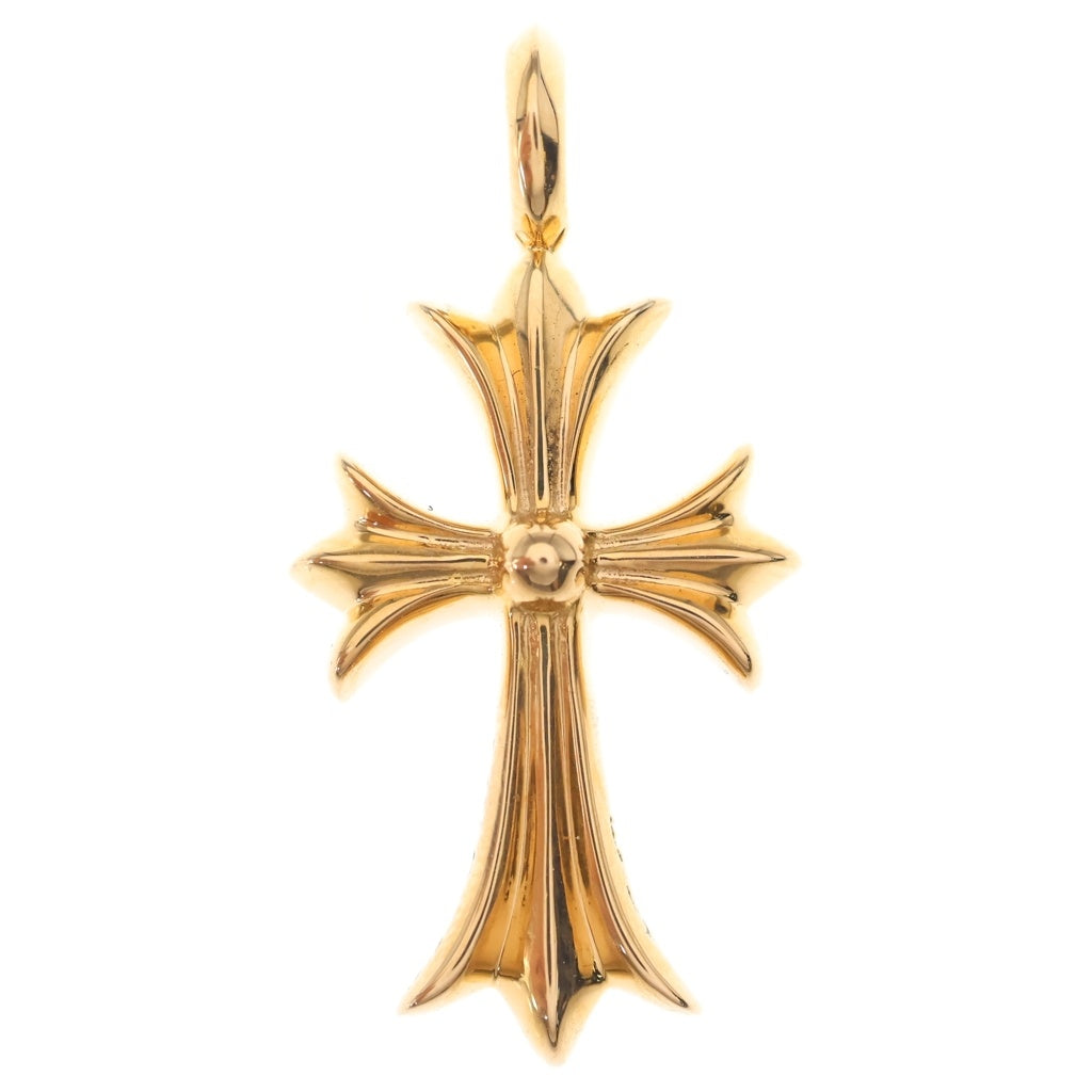 CHROME HEARTS(クロムハーツ) 22K TNY CRSF P/RUBY タイニーファットクロス PAVEルビー ペンダントトップ ゴールド
