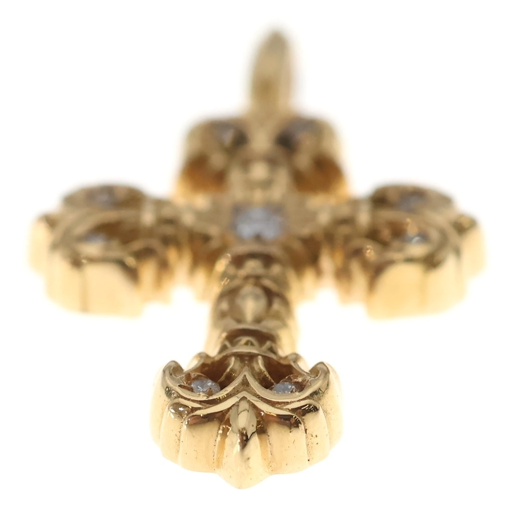 CHROME HEARTS(クロムハーツ) 22K FILIGREE TINY P/DIA タイニーフィリグリークロス PAVEダイヤ ペンダントトップ ゴールド BCA045