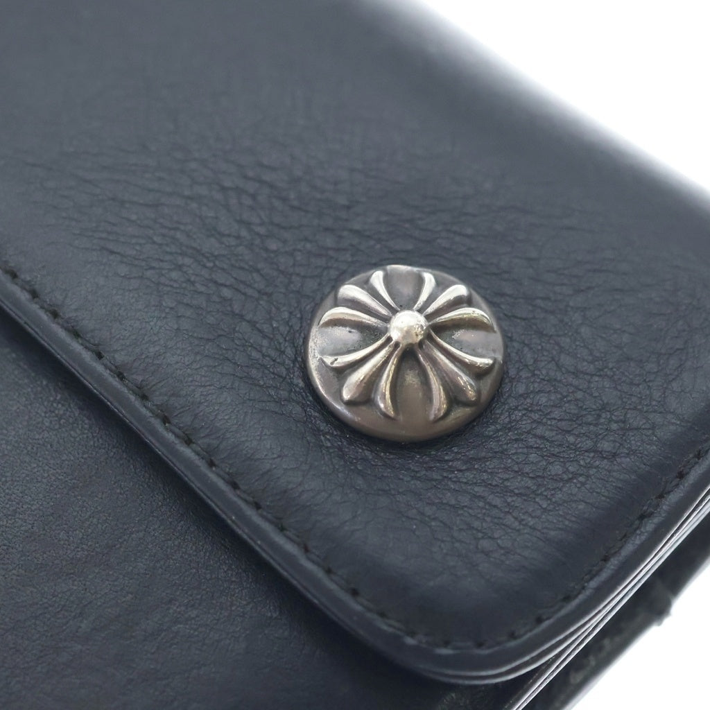 CHROME HEARTS(クロムハーツ) WAVE ウェーブ レザーウォレット 財布 ブラック -