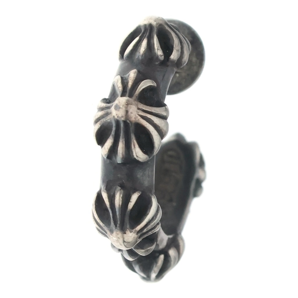 CHROME HEARTS(クロムハーツ) HOOP CROSS クロスバンド フープピアス シルバー BCA100