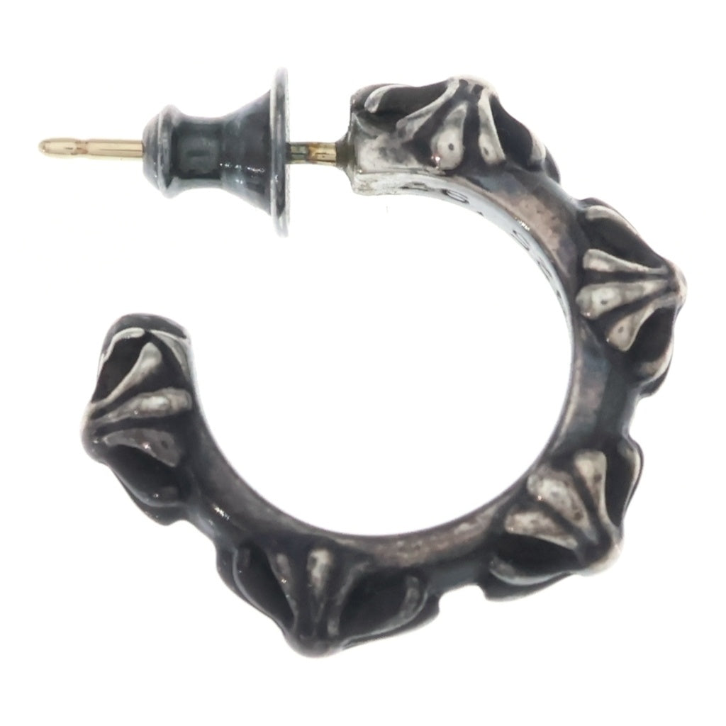 CHROME HEARTS(クロムハーツ) HOOP CROSS クロスバンド フープピアス シルバー BCA100