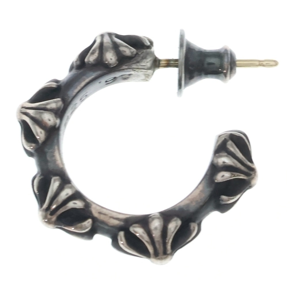 CHROME HEARTS(クロムハーツ) HOOP CROSS クロスバンド フープピアス シルバー BCA100