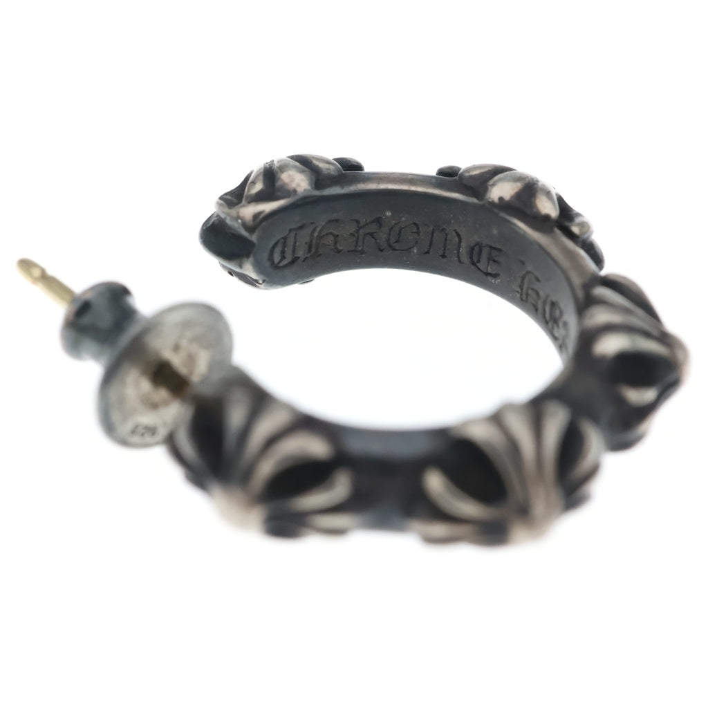CHROME HEARTS(クロムハーツ) HOOP CROSS クロスバンド フープピアス シルバー BCA100
