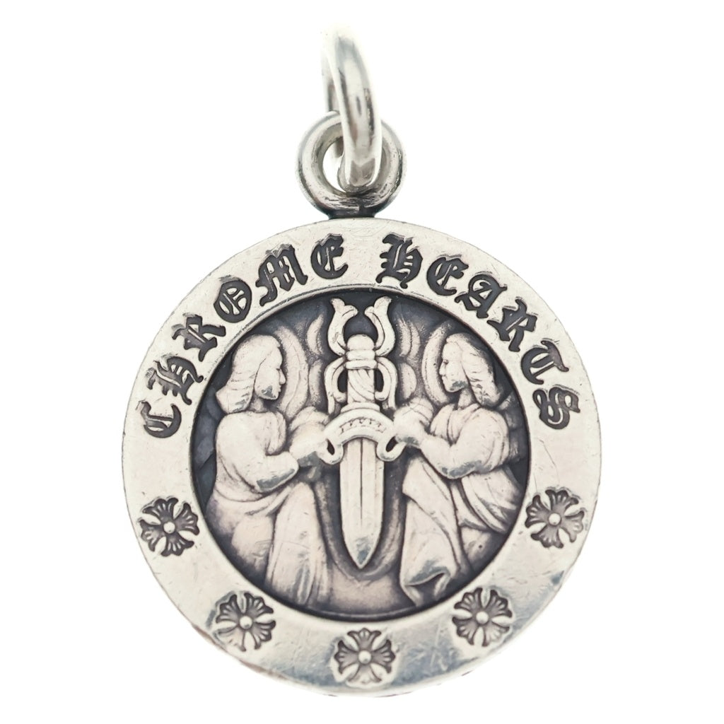 CHROME HEARTS(クロムハーツ) CHRM ANGL MDL V2 エンジェルメダルチャーム ペンダントトップ シルバーBCA229 -