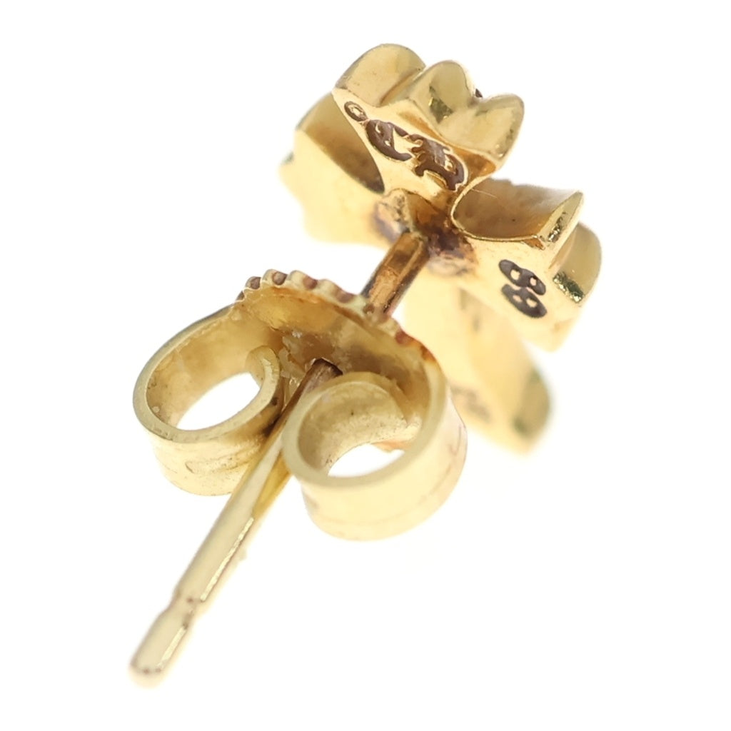 CHROME HEARTS(クロムハーツ) 22K CH CRS 2 FAT P/DIA CHクロスファット スタッドピアス PAVEダイヤ ゴールド BCA019 -