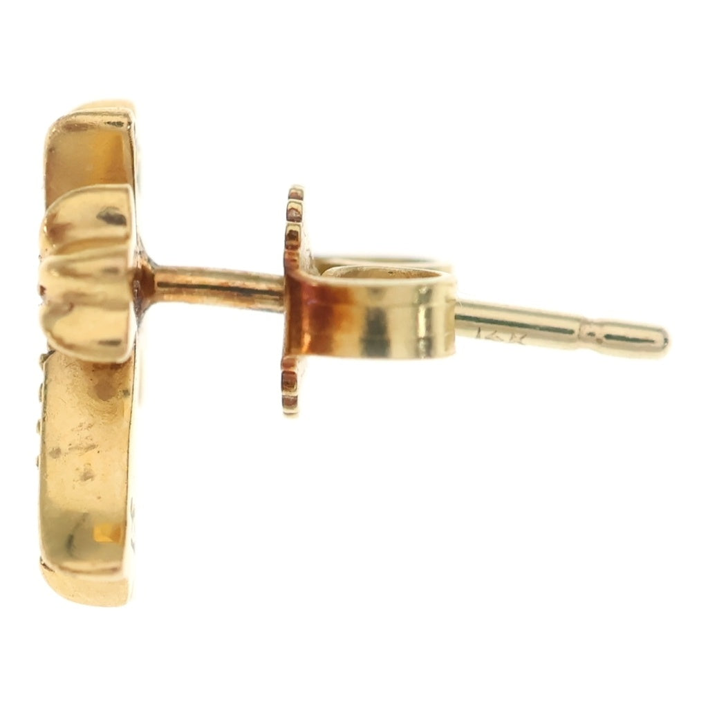 CHROME HEARTS(クロムハーツ) 22K CH CRS 2 FAT P/DIA CHクロスファット スタッドピアス PAVEダイヤ ゴールド BCA019 -