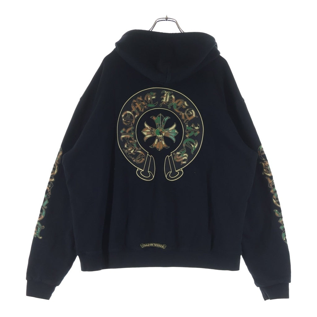 CHROME HEARTS(クロムハーツ) SWTSHIRT HD ZIP カモフラ バックホースシュー ジップパーカー -
