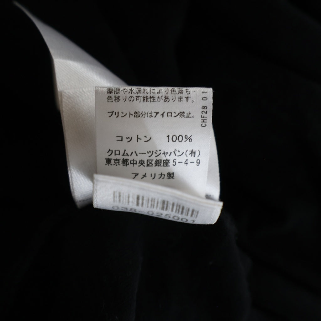 CHROME HEARTS(クロムハーツ) HORSESHOE S/S TEE ホースシュープリント ポケット半袖Tシャツ カットソー ブラック