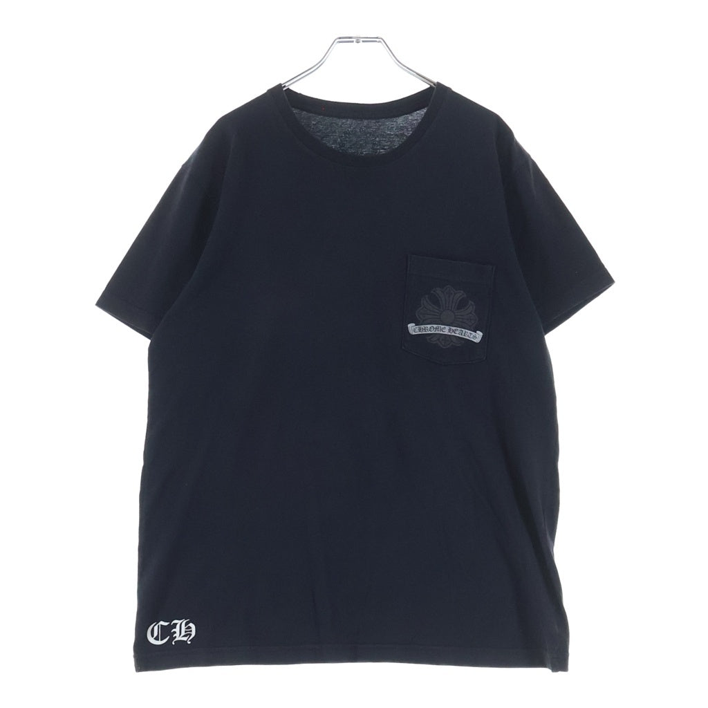 CHROME HEARTS(クロムハーツ) CH S/S バックCHプラスプリント 半袖Tシャツ -