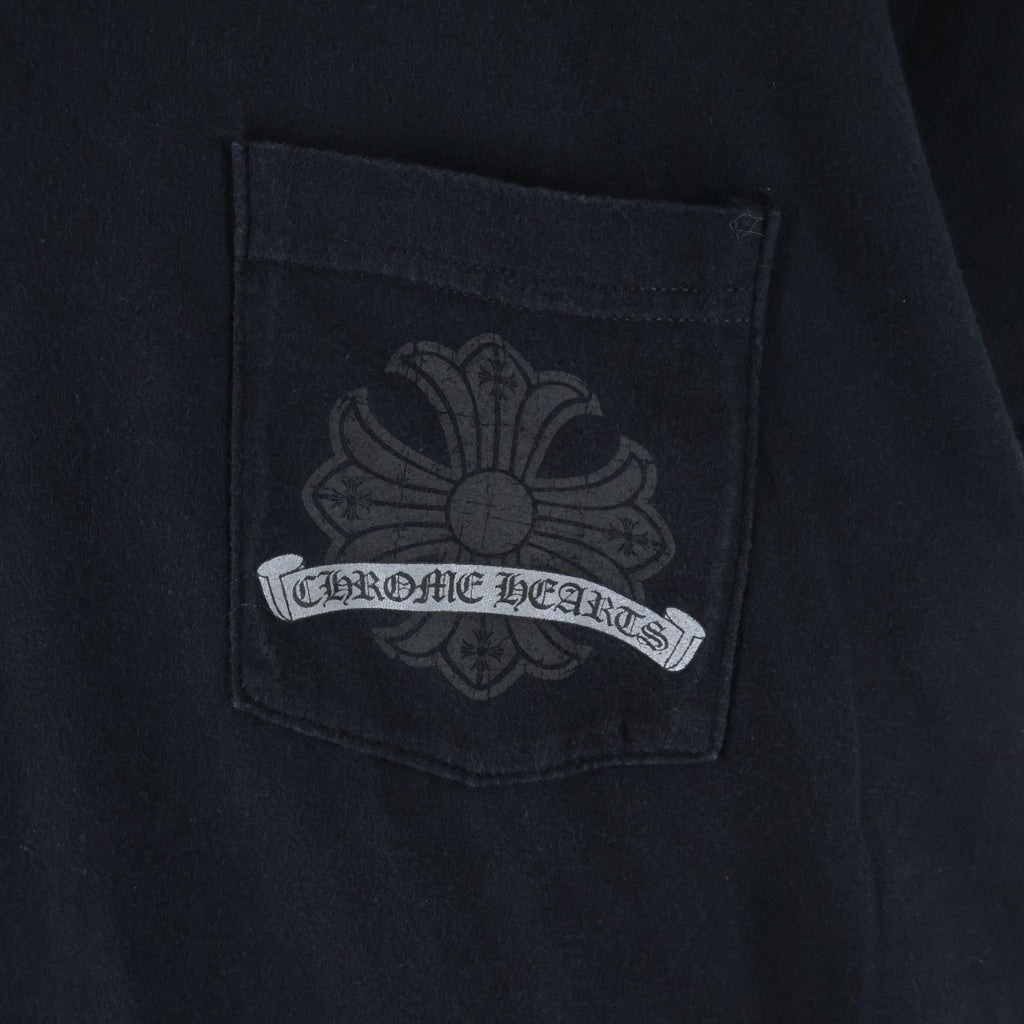 CHROME HEARTS(クロムハーツ) CH S/S バックCHプラスプリント 半袖Tシャツ -
