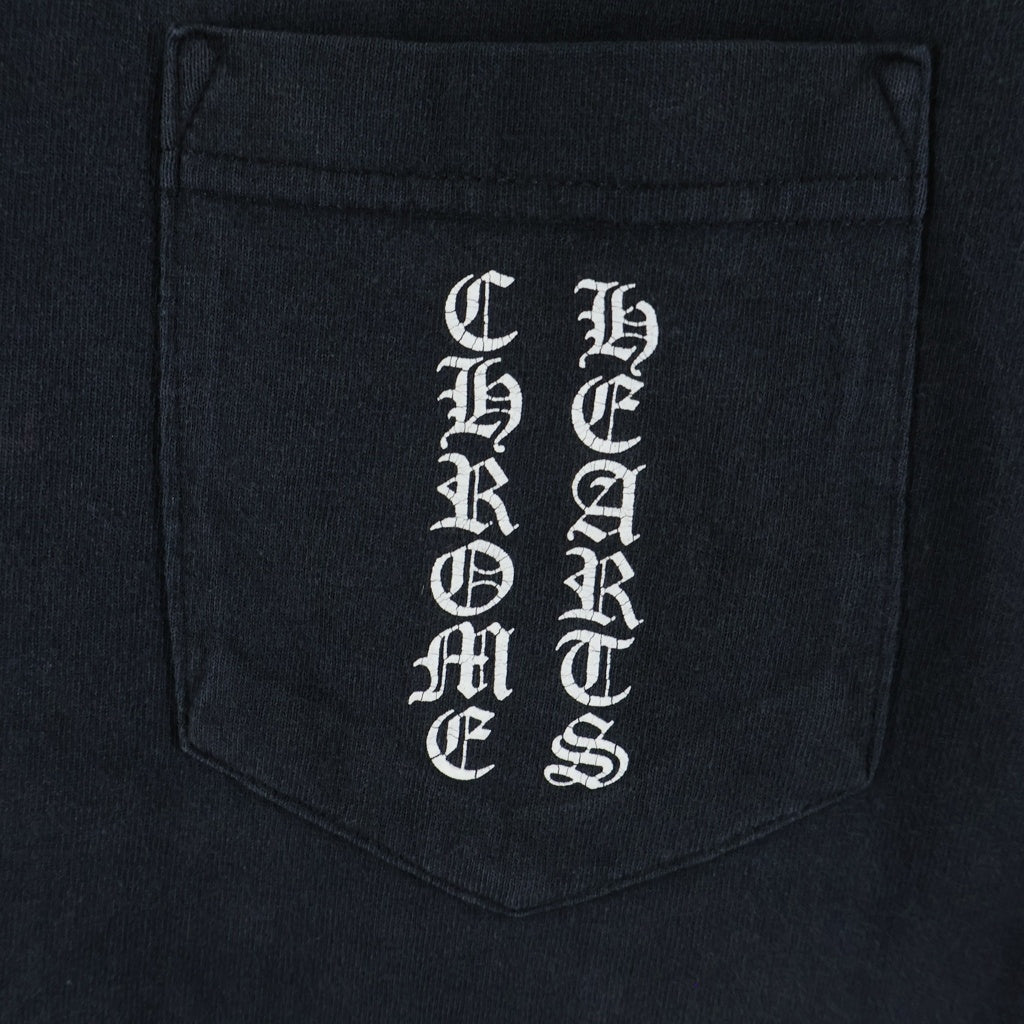 CHROME HEARTS(クロムハーツ) OLD L/S オールド バックスクロールラベルプリント 長袖Tシャツ -