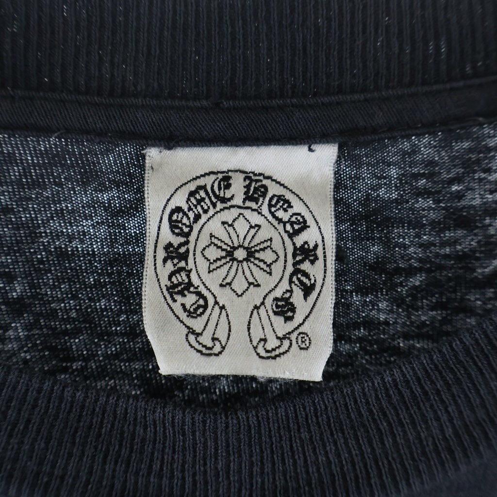 CHROME HEARTS(クロムハーツ) OLD L/S オールド バックスクロールラベルプリント 長袖Tシャツ -