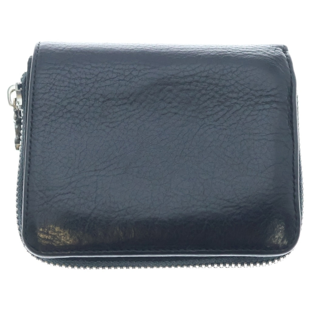 CHROME HEARTS(クロムハーツ) SQ ZIP BILL スクエアジップビル レザーウォレット 財布 ブラック