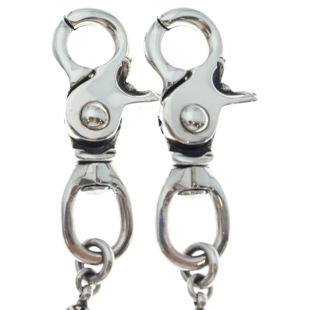 CHROME HEARTS(クロムハーツ) 1BALL SHORT-T/2クリップショート#1クロスボール ウォレットチェーン シルバー BCA062