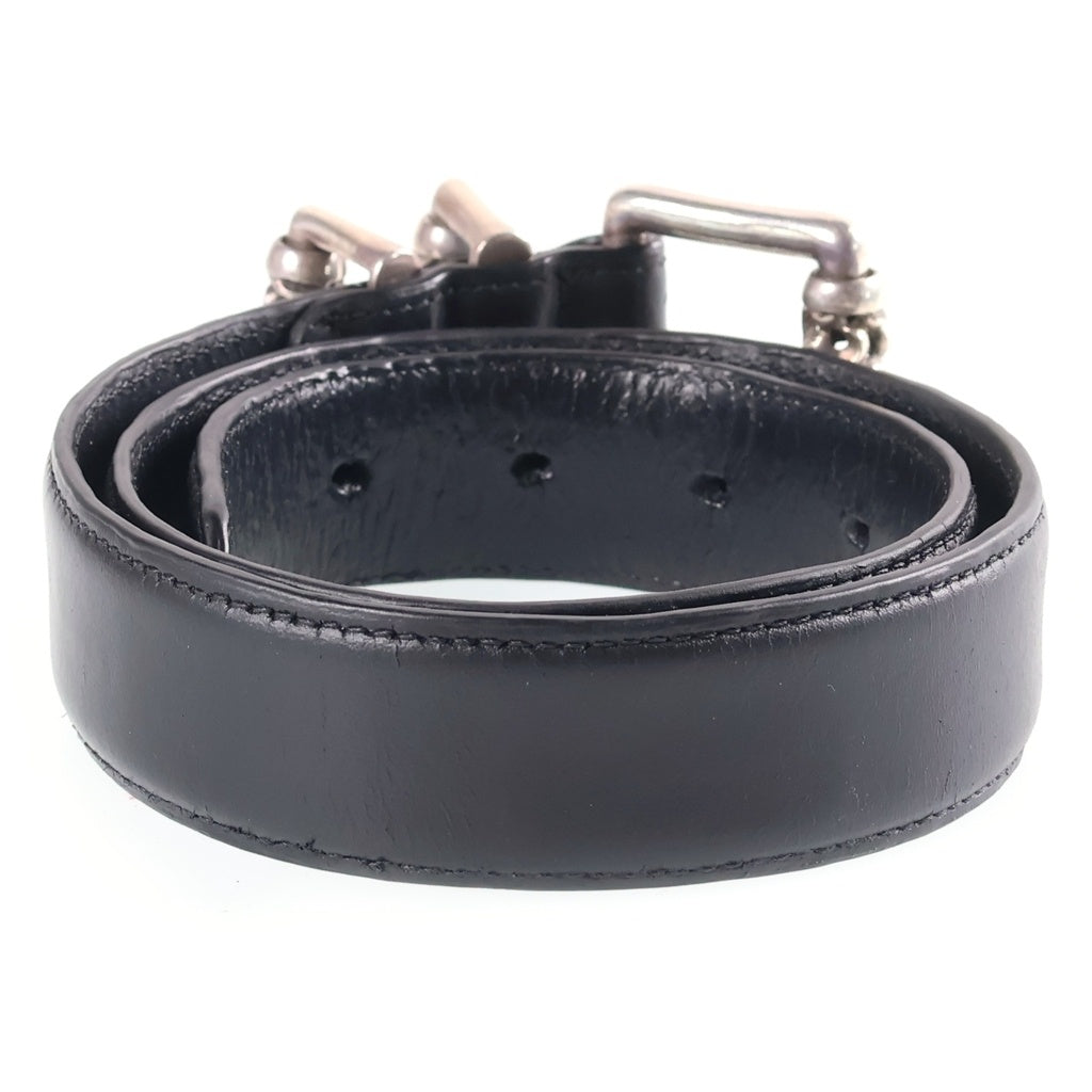 CHROME HEARTS(クロムハーツ) BLT ROLLER 3PC1.5inch 3PCローラーバックル レザーベルト シルバー BCA357