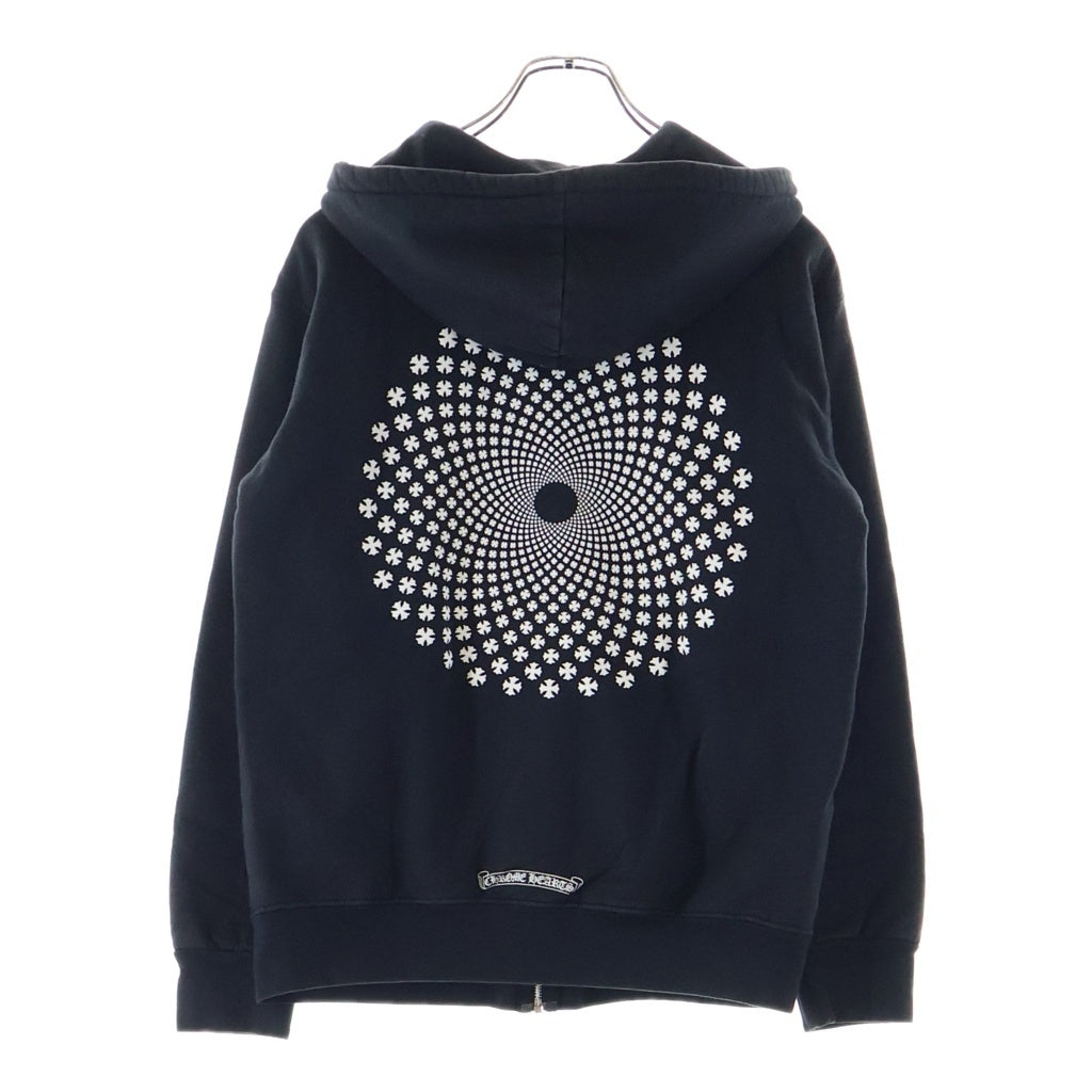 CHROME HEARTS(クロムハーツ) SWEATSHIRT HD ZIP 裏地サーマルCHプラスプリント ジップアップパーカー