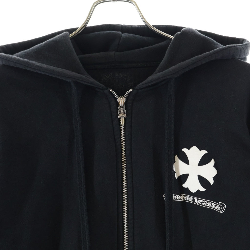 CHROME HEARTS(クロムハーツ) SWEATSHIRT HD ZIP 裏地サーマルCHプラスプリント ジップアップパーカー