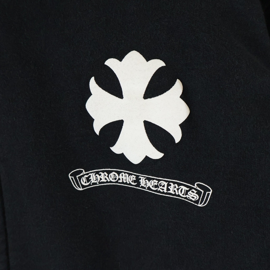 CHROME HEARTS(クロムハーツ) SWEATSHIRT HD ZIP 裏地サーマルCHプラスプリント ジップアップパーカー